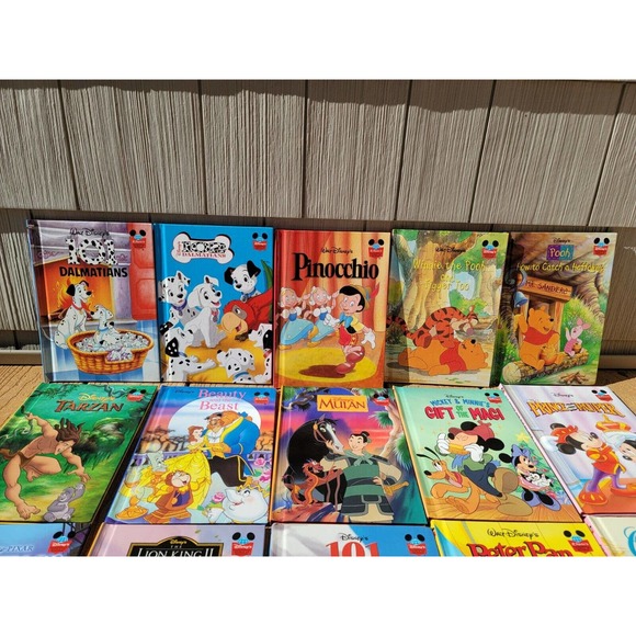 Lot of 20 Vintage Disney Books ODD TITLES Wonderful World of Reading - Picture 2 of 7